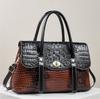 Pu Tote Bag For Women With Diamond Pattern And Zipper Pocket For Daily Use