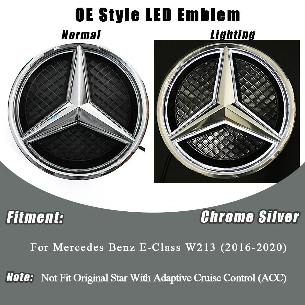 

Car Sticker AMG W220 For Benz 3D Mirror Front Grille Star Emblem For Mercedes Benz E-Class W213 2016-2020 E200 E250 E300 Logo G