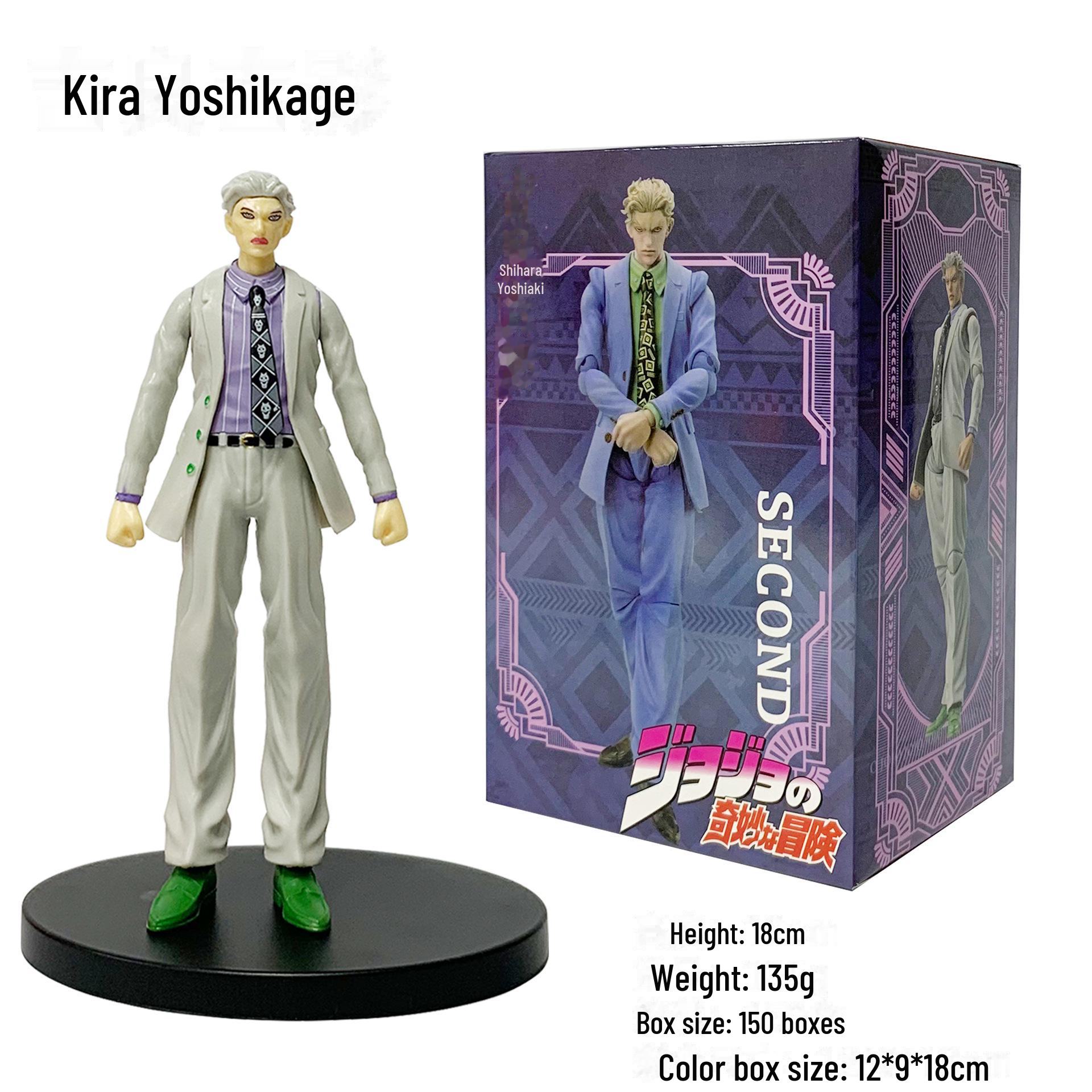 

Невероятные приключения ДжоДжо, созданные вручную: Куджо Джолин и Кира Йошикаге Каменные фигурки океана и неба