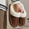 New Cotton Slippers Winter Home Fashion Home Warm Couple Cotton Mop Indoor Comfortable Plush Shoes