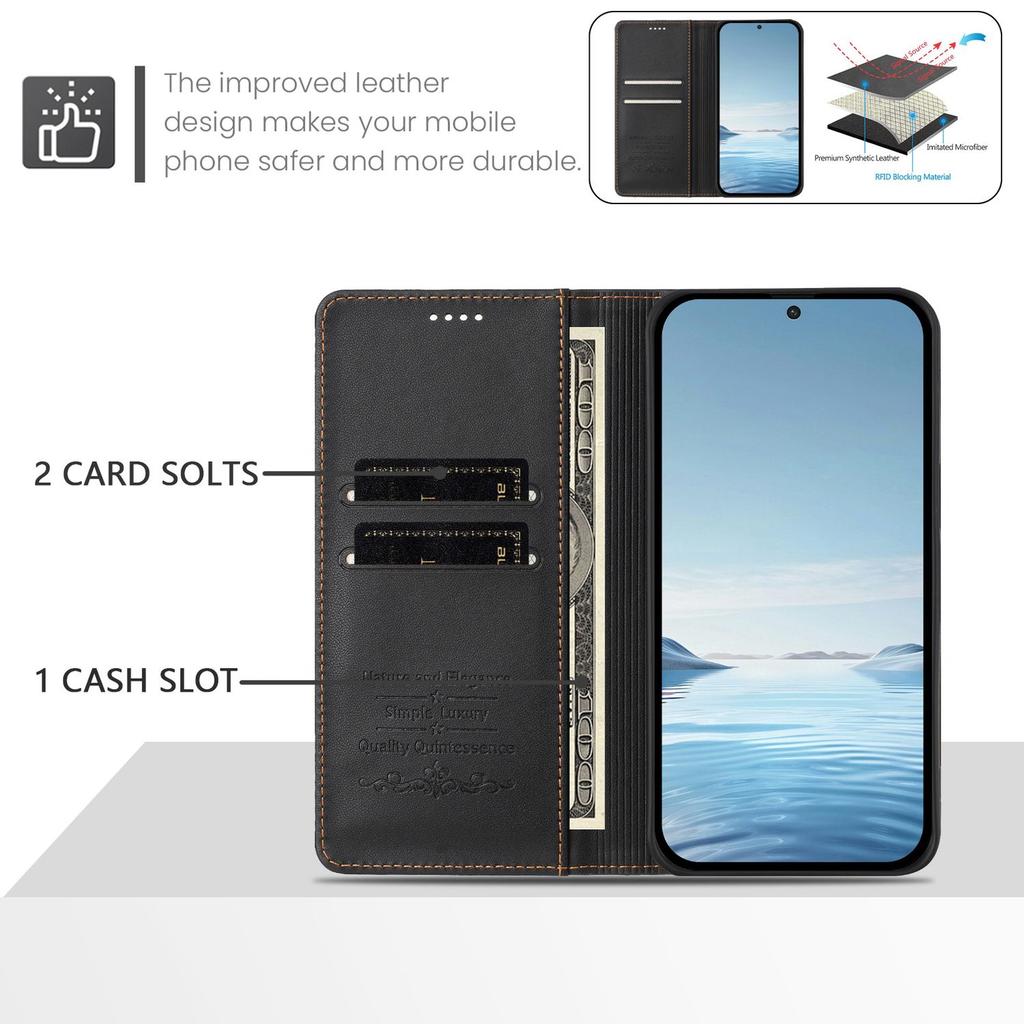 Butterfly Embossed Wallet Case For Samsung Galaxy S26 S25 S24 S23 S22 S21 S20 Ultra Plus FE Edge S10 S9 S8 S7 Edge RFID Blocking, Kickstand