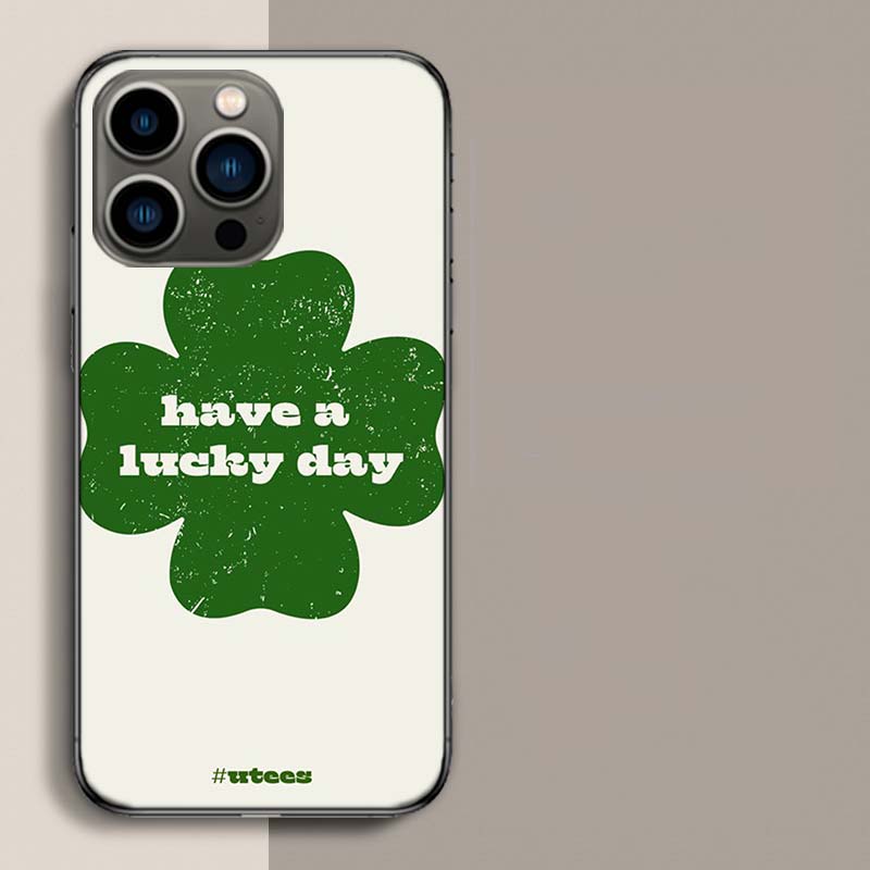 Lucky Affirmations Phone Case For Iphone 17 Air 15 Pro 14 Plus 16 Pro Max 17E 16E 12 13 Mini 11 Cover Cute Fundas