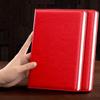 PU-Leder-Abdeckung A5 Büro-Notizbuch 240 Seiten A5 Quadratische Notizbücher Schreibblock