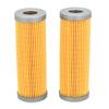 2 Pcs Fuel Filter 1T021-43560 14301-12470 Compatible For Kubota Tractors B1550D B1550DT B1550E B1550HSD F2000 F2000HST F2100