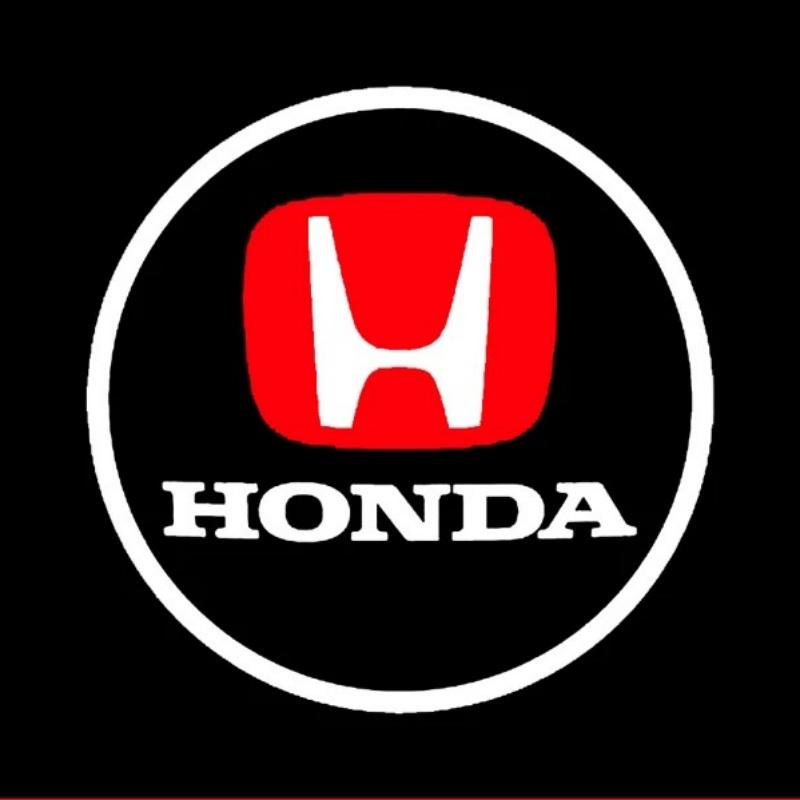 2PCS for Honda Accord CR-Z Crosstour Spirior Elysion Odyssey Led Car Door Logo Shadow Projector Welcome Lamps Car Accessories aig256