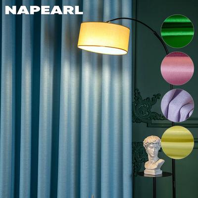1PZ Nastro Pieghettato a Tirare Colorato Tenda in Tulle Stile Semplice Spessa Trasparente Tenda da Finestra Per Soggiorno Cucina Decorazione Casa