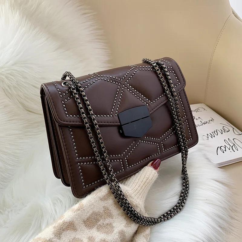 Borse da Donna e Borse Designer Lusso Borse a Tracolla da Donna Portafoglio a Borsa in Pelle con Diamanti Borsa a Spalla Casual Messenger Bag