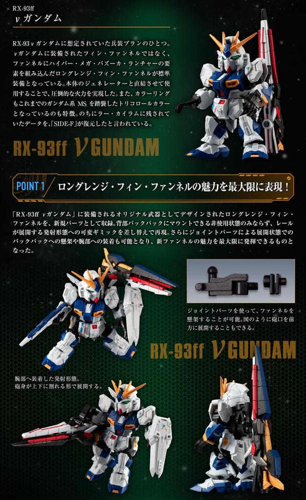 MOBILITY JOINT GUNDAM Gundam Sazabi Set RX-93ff & MSN-04FF