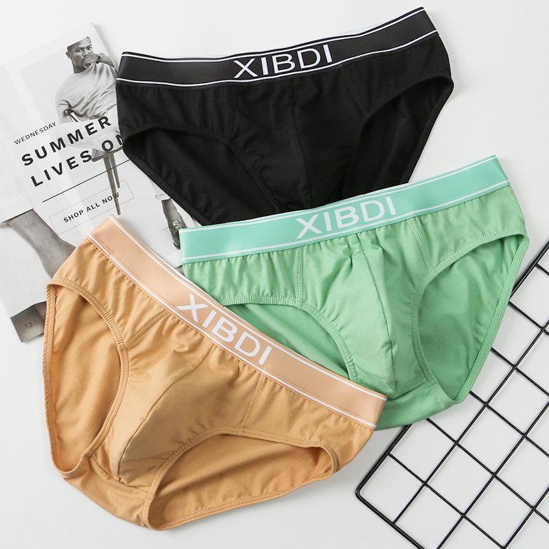 Men's Underwear Men's Triangle Underwear Pure Cotton Summer Breathable Cotton Underwear Sexy and Comfortable