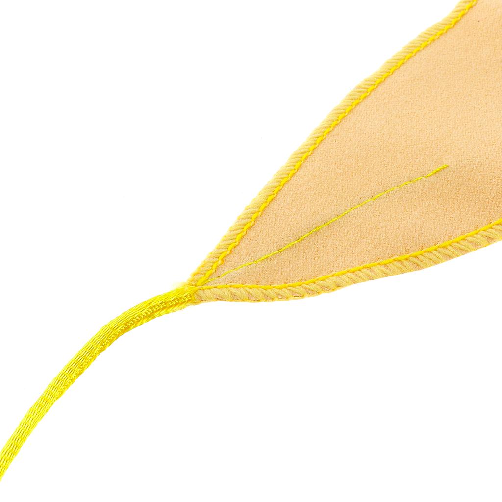 Bamboo Flute Woodwind Tube Wipe Cleaning Cloth for Oboe Inner Cavity with Artificial Faux Suede