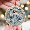 Vintage Acrylic Christmas Angel Decoration Festive Car Interior Ornament