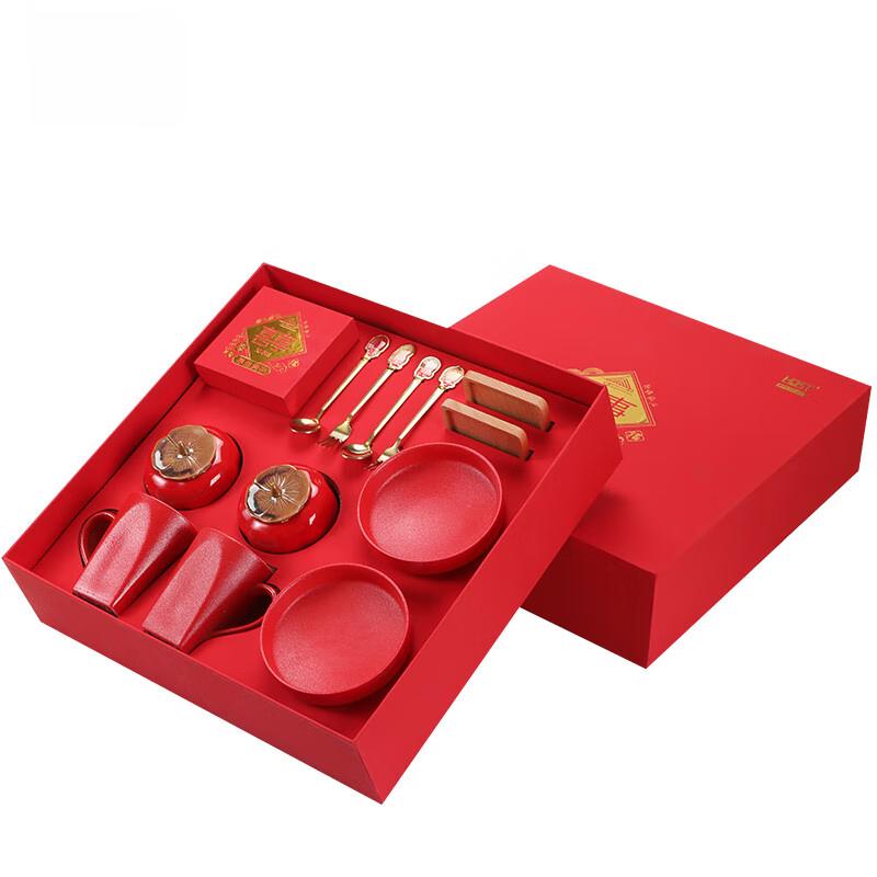 Huadian Shitong Ceramic Wedding Gift Tableware Set