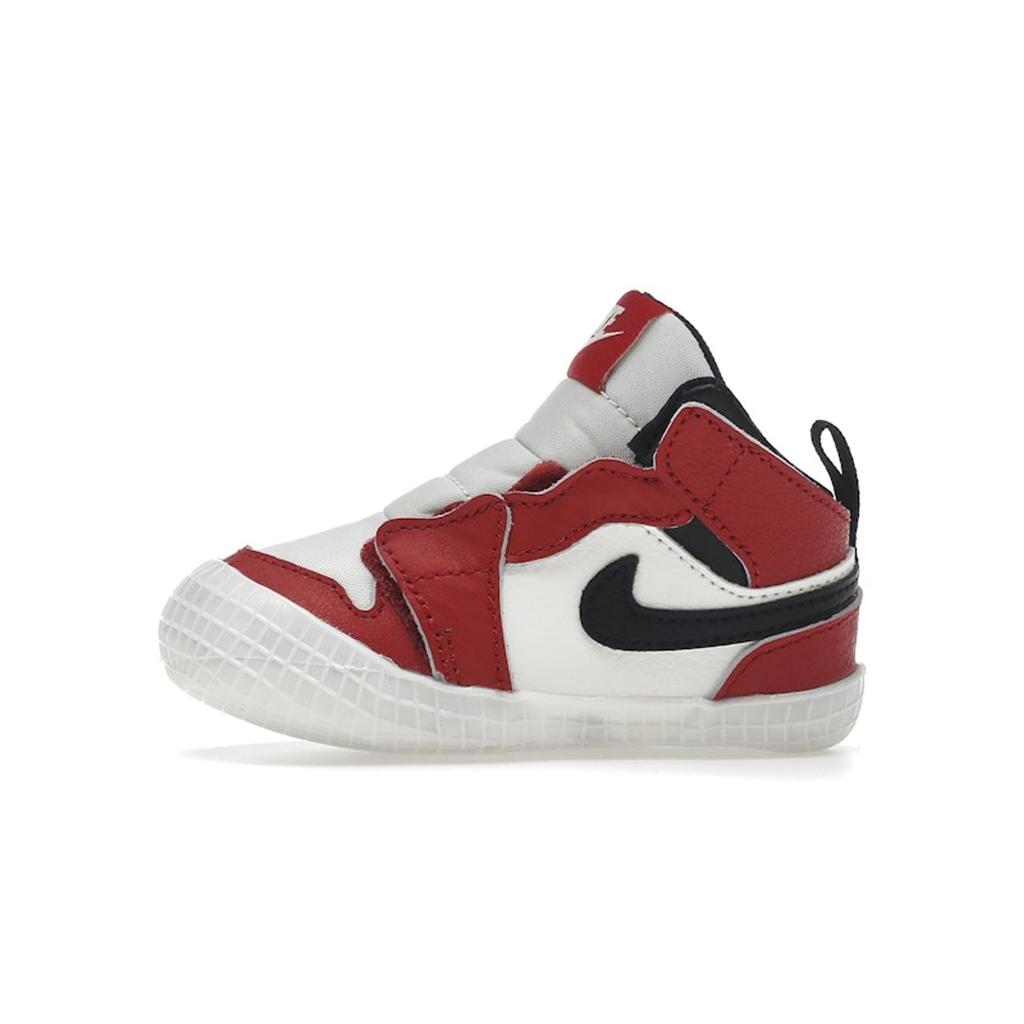 Air Jordan 1 Crib Bootie Chicago Lost & Found Baby Sneakers Red Varsity-Red Black AT3745-612