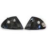 Corner Light Housing Anti-corrosion Replacement ABS Left/Right Turn Signal Lamp Bezel Shell 63136902765 63136902766 for BMW 3 Series E46 Sedan 98-01