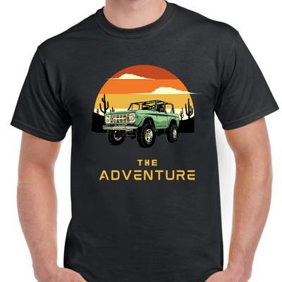 La Camiseta de Aventura – Camiseta Gráfica Vintage de Jeep Todoterreno, Camiseta para Amantes de Jeep