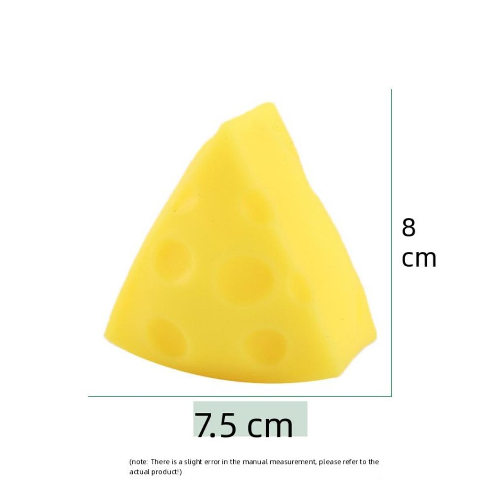 Giant Cheese Squeeze Toy Extra Large Size Cheese Squishy Fidget Toys Slow Rebound Shapeable Venting Ball for Adults Gifts