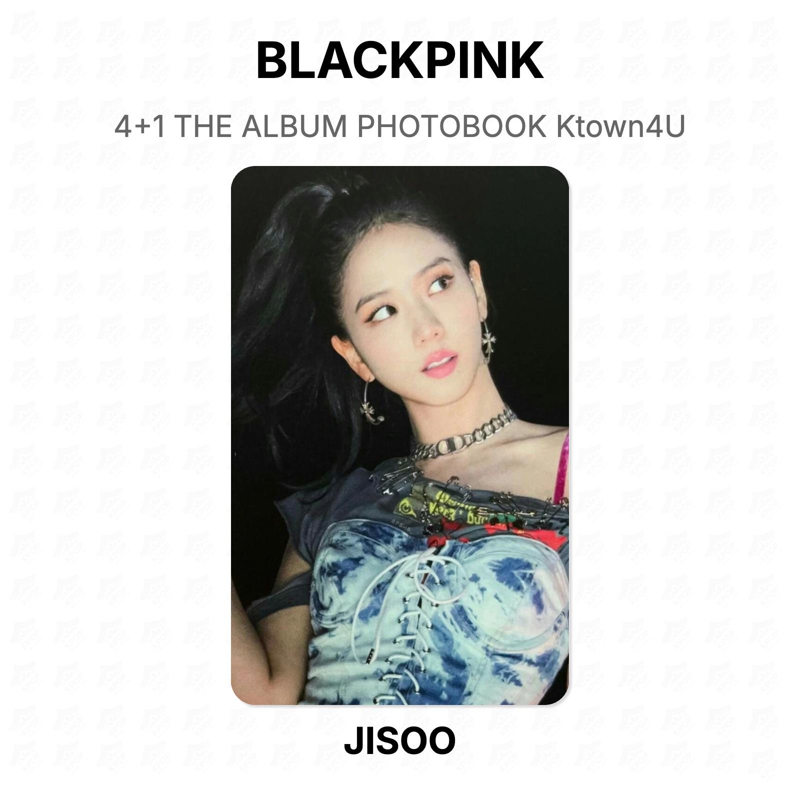BLACKPINK 4+1 THE ALBUM PHOTOBOOK Ktown4U Official Photocard JISOO