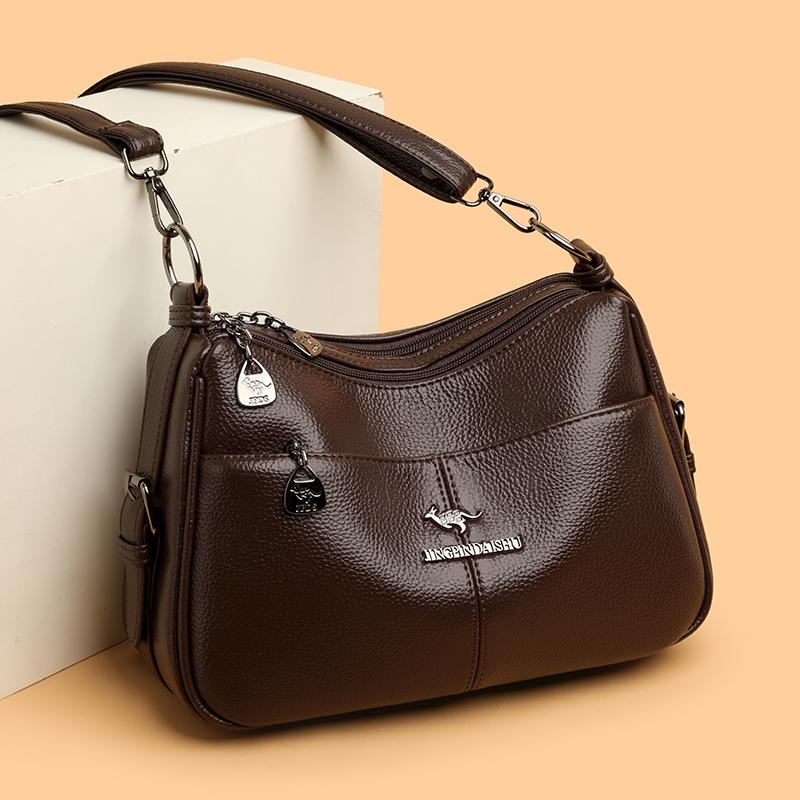 Ladies Soft PU Hobo Bag Adjustable Strap Casual Versatile Crossbody Shoulder Purse Handbag