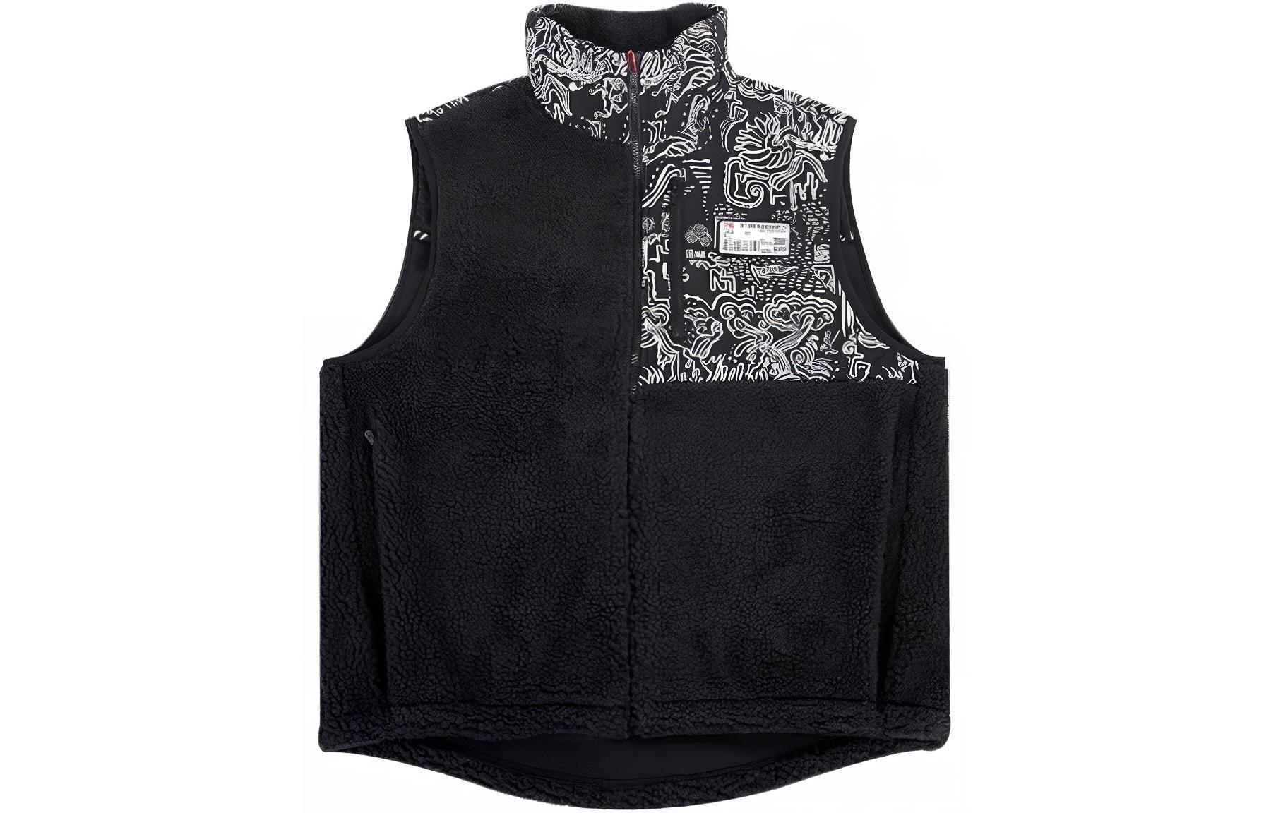 Li Ning Vests Men s Black Stand Collar Moderate Other AMDR065-1 M