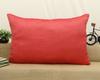 Home Decor Pillow Sham Dupion Silk Solid Throw Cushion Cover Case - Choose