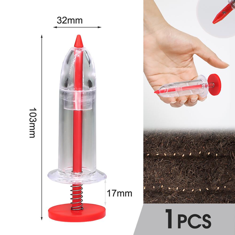 1pc/5pcs Injection Planter Seed Sowing Dispenser Manual Handheld Planter Mini Hand Spreader Garden Sowing and Fertilizing Tool