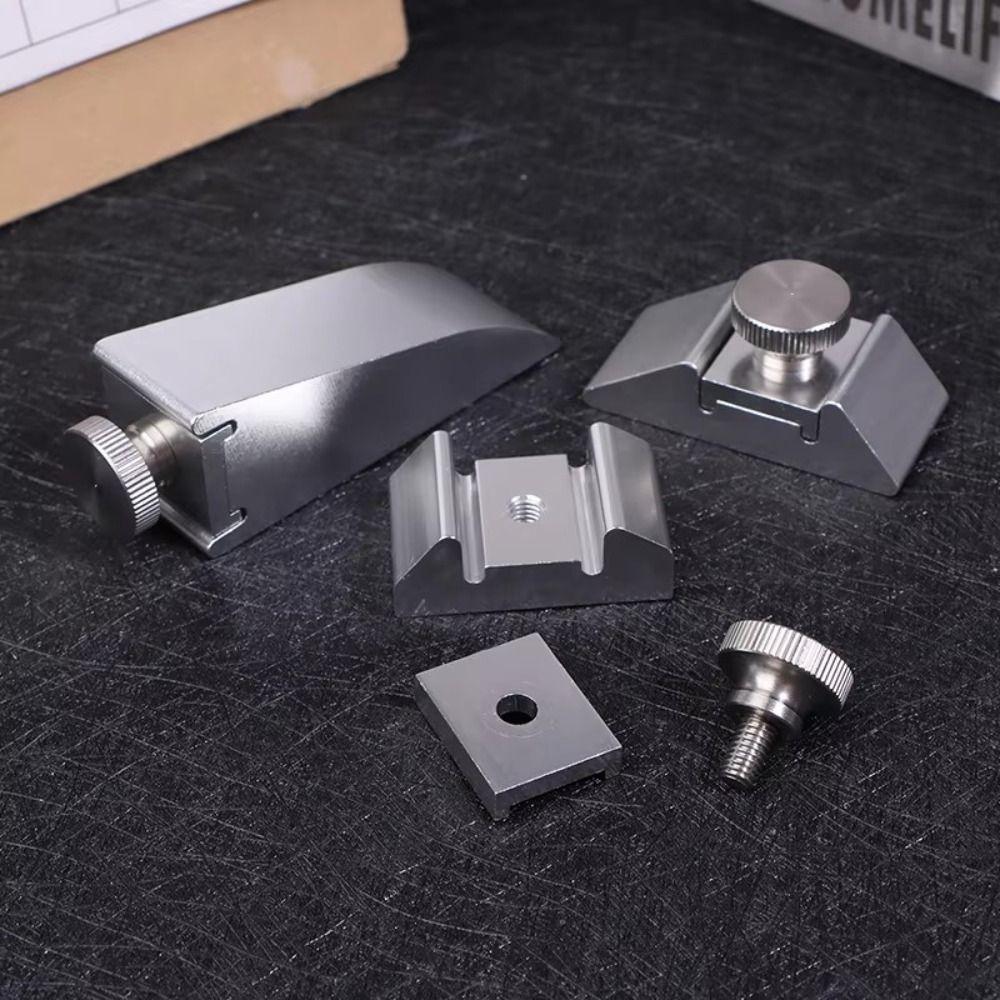 Aluminum Alloy Sandpaper Leather Edge Grinder Hand-held Sandpaper Holder Inner Corner Plane Polishing Sturdy Durable