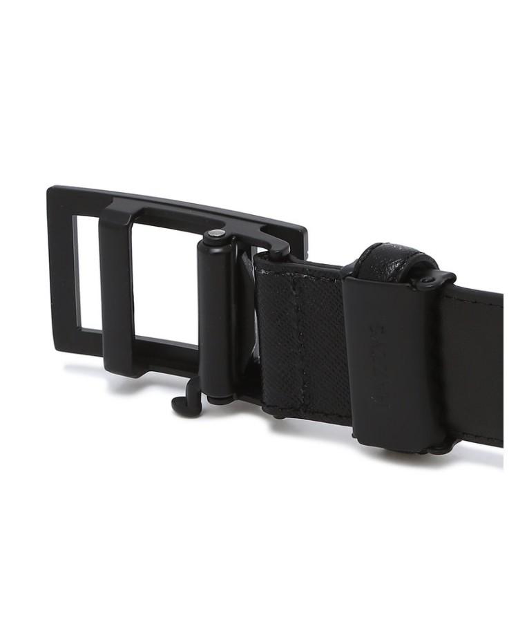 Hejiseumaenaegseseoli Black Buckle Black H-Decoration Cowhide Automatic Belt Hjbe6F855Bk
