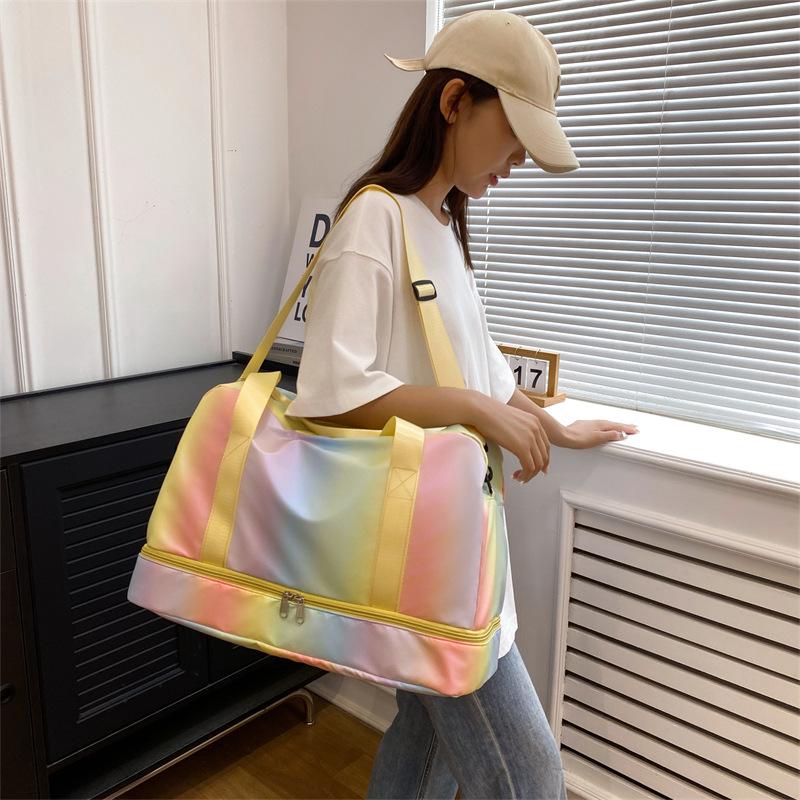 Glossy Women's Fitness Sports Bag - 2026 Yoga Crossbody & Handheld Travel Bag, Stylish & Simple Design