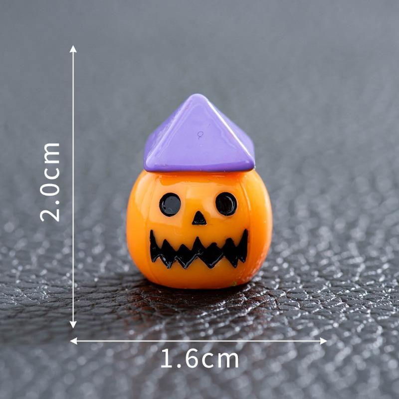 Halloween Pumpkin Zombie Magic House Mini Tiny House Resin Crafts Resurrection Ghost Festival Ornaments Knickknacks
