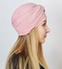Sara Be-143 Pastel Pink Cotton Turban Hat Even After Chemotherapy