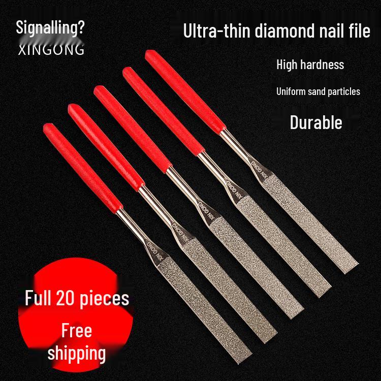 Xin Gong 0.5mm Ultra-Thin Diamond Sharpening Mold File Standard, single-sided sand, 3*140