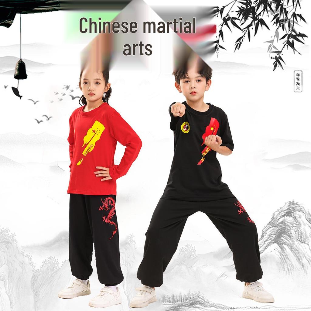 Kids' Professional Sanda & Muay Thai Training Set - Short Sleeve