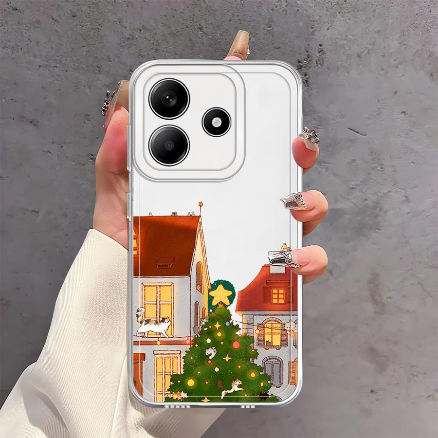 

Winter Village Christmas Case for Xiaomi Redmi Note 14 Pro Plus 10S A4 13C 9 10 Note 13 11 12S 14C 11S 12 Soft Phone Cover Redmi Note 12 Pro 5G