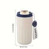 1pc Vintage Coffee Cup | Portable Insulated Travel Mug for Men and Women, 316 Stainless Steel Leakproof Lid, Keeps Drinks Hot or Cold for Hours