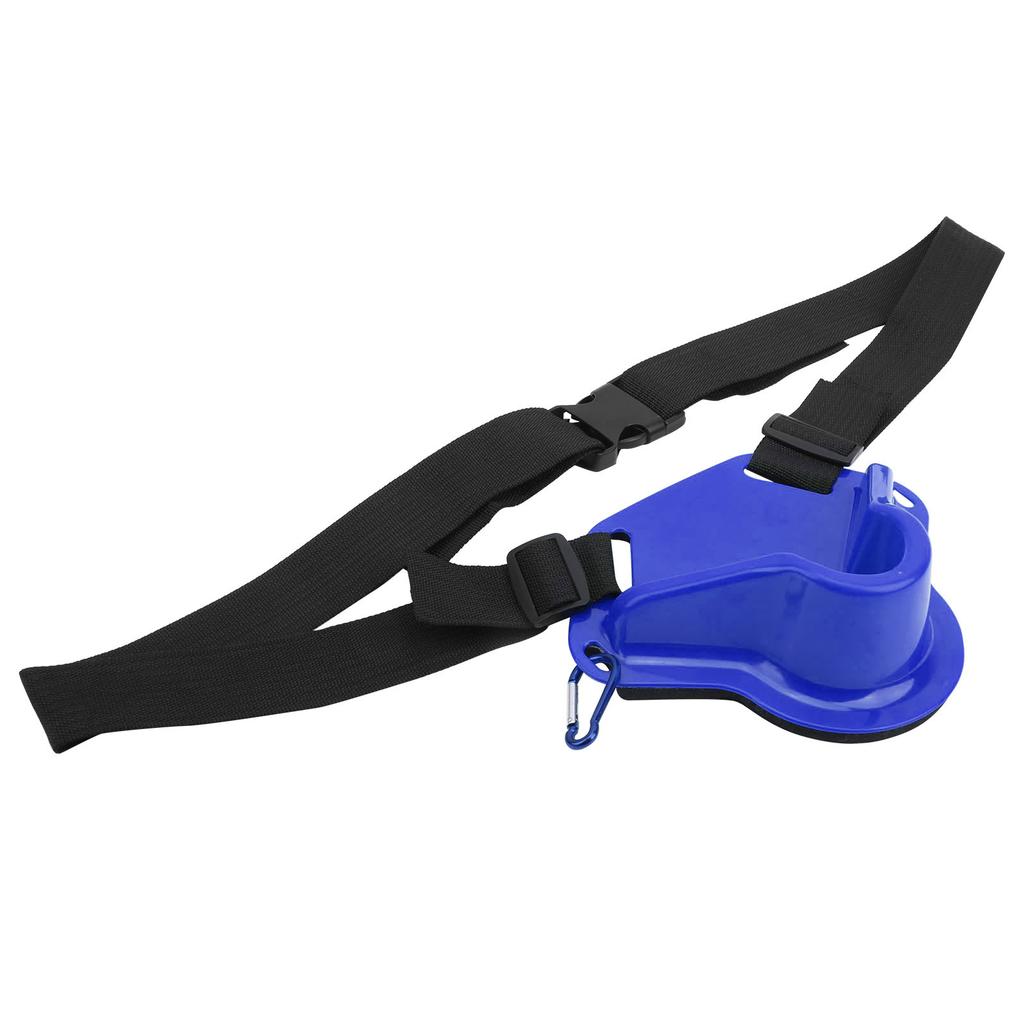 Przenośny Morski Wędka Brzuszny Pas Podtrzymujący Akcesorium do Wędki do Wędkarstwa Łodziowego niebieski