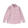 Japanese Vintage Striped Long Sleeve Shirt Men Loose Fit Casual Top With Pocket