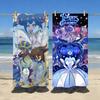 Cartoon K-Knights of Guinevere-S Towel Sports Quick Dry Travel Camping Gear Sandproof Soft Light Large Beach Towel