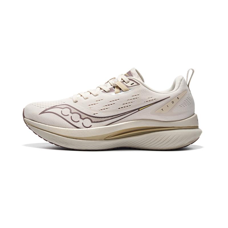 

Saucony Tide Cushioning, Wear Resistant Low top Running Shoes Unisex Beige Coffee Caffeine Saucony S28195-9 44