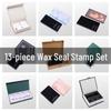 Simple Empty Box Wax Seal Stamp Set for Gifts and Journals