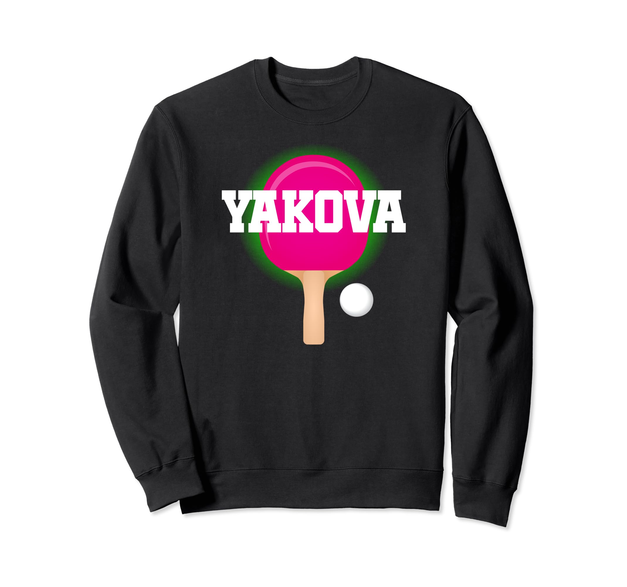 

Yakova Name Girls Table Tennis Ping Pong Game Racket Sports Trainer чёрный