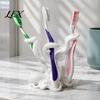 Flexible Tentacle Storage 3D Printed Octopus Toothbrush Holder, Creative Space Saving Desk Organizer, Durable Cute Accessories PLA Material