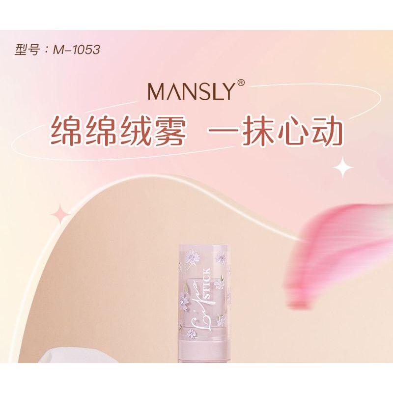 MANSLY - Flower Light Color Soft Matte Lipstick - 4 Colors