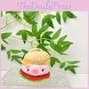 Doll Animal Burger With Capybaras Dogs Pigs Chickens Designed Pendant Keychain