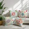 Copricuscini Estivi con Motivo Bohemien ad Acquerello Copricuscini Decorativi Comfort per la Casa Soggiorno Camera da Letto Divano Arredamento per la Casa Arte