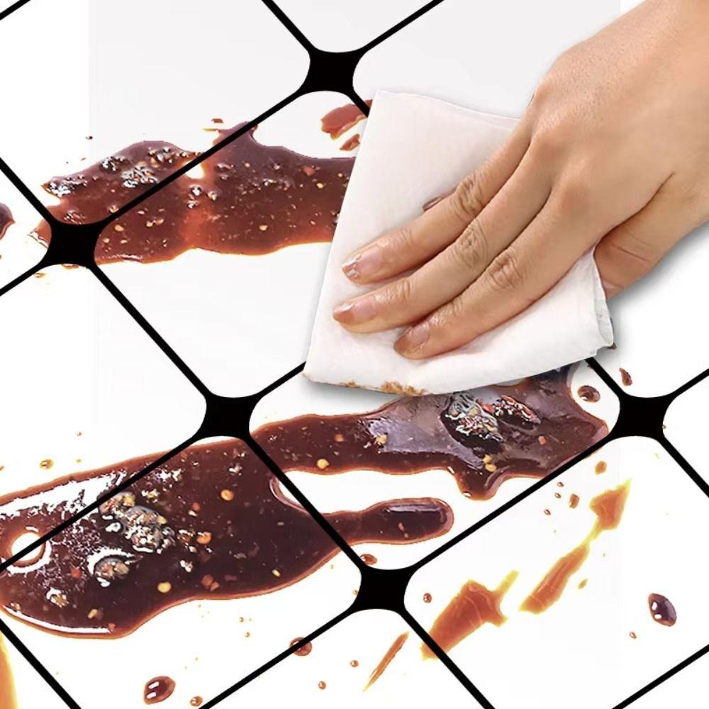 30*60cm Wall Wallpaper Waterproof and Oil Resistant Adhesive Kitchen Resistance Sticker High Temperature Kitchen Wall Stickers