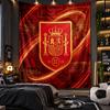 Wall Hanging Tapestry Spain Football Print Cloth for Living Room Bedroom Home Decor