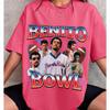 Bad Bunny Super Bowl Grafik Baumwolle Unisex Shirt Y2k Rundhals Kurzarm Herren Damen Sommer Oversized T-Shirt