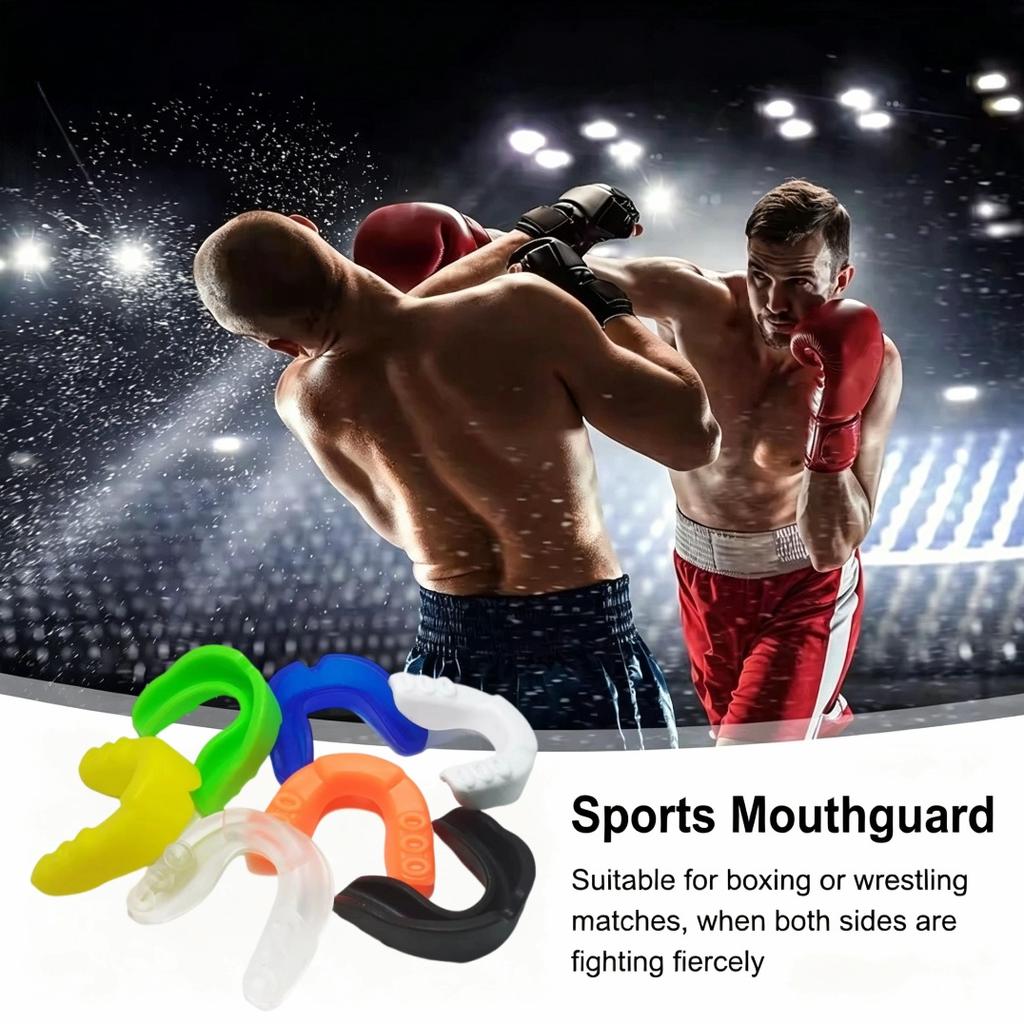 Sports Mouthguard Adult Professional Mouth GuardFighting Training Tooth Protection for Football Wrestling Hockey Lacrosse 3
