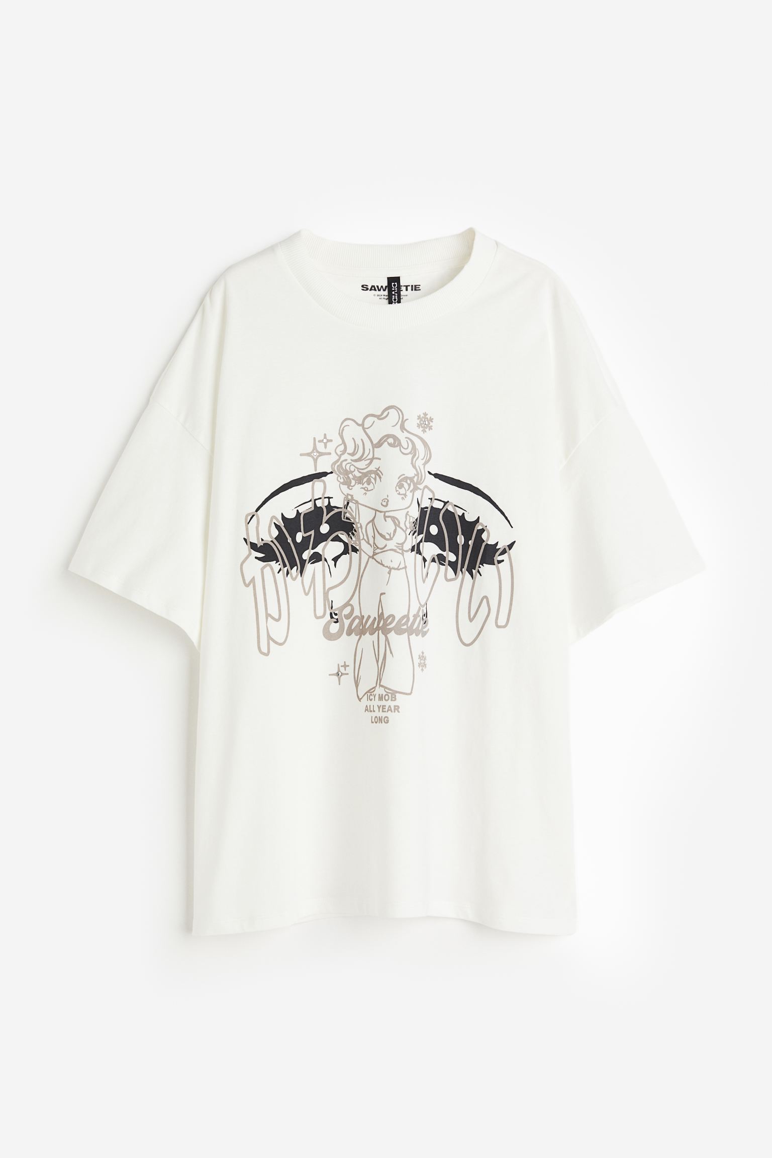 

Футболка оверсайз с принтом