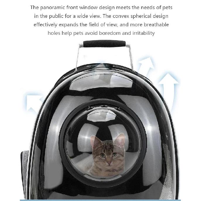 Pet Cat Carrying Bag Space Pet Backpacks Breathable Portable Transparent Backpack Puppy Dog Transport Carrier Space Capsule Bags